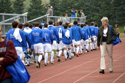Men's soccer played back to back games this weekend.