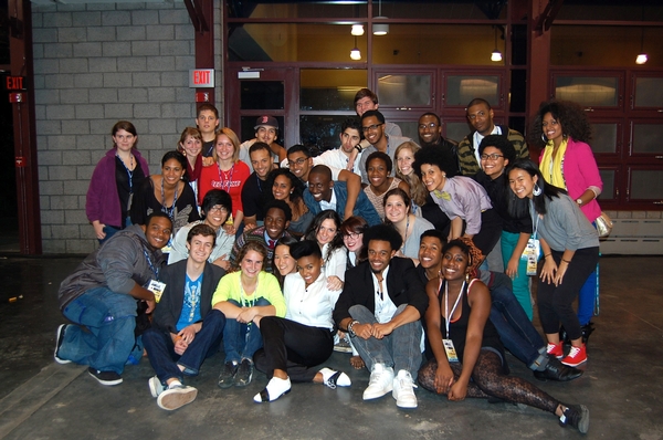 Janelle Monáe with the CAB E-board and volunteers