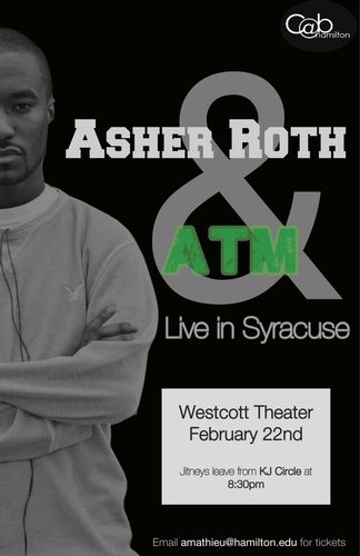 Asher Roth and ATM: Live in Syracuse - 2/22/12