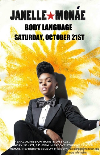 CAB Concerts - Janelle Monáe & Body Language 10/21