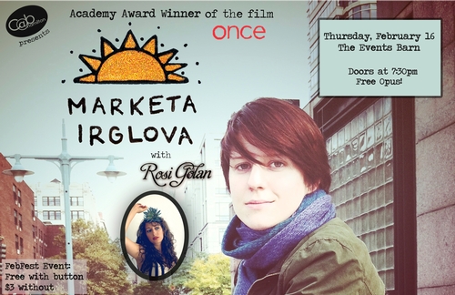 FebFest Acoustic Coffeehosue with Marketa Irglova and Rosi Golan