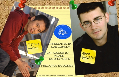 CAB Comedy - Tommy Johnagin & Sheng Wang 8/27