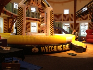 Wrecking Ball in the Events Barn